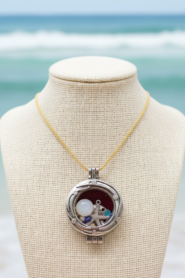 Seaside Magic Floating Locket
