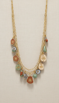 Turquoise Amulet Layered Necklace